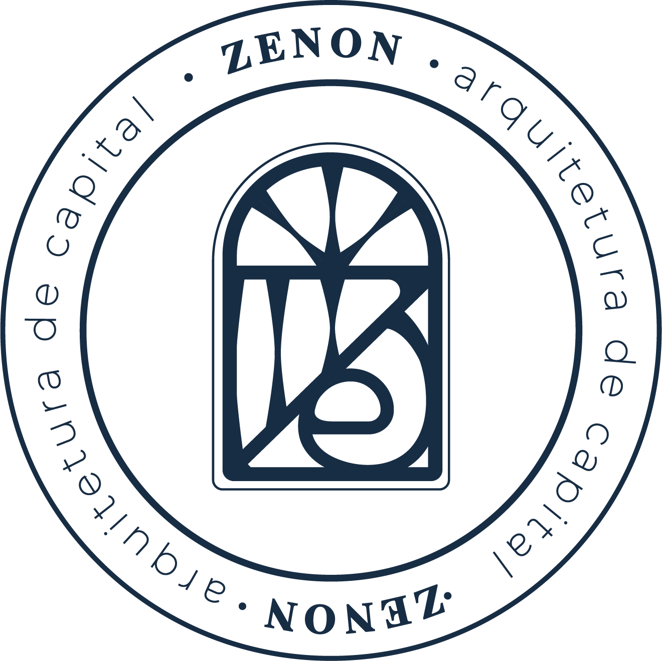Selo Oficial Zenon Capital — Arquitetura de Capital